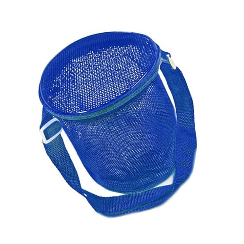NET Beach Bag Für Kinder Verstellbare Gurt Reißverschluss Schließ Für Muscheln Sandspielzeug Aufbewahrungstasche Beach Outdoor Aktivität Spielzeug Aufbewahrung Kinder von Storage Bag