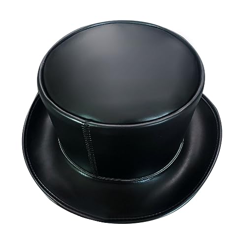 PU Top Für Erwachsene/Teenager Magier Hat Prom Carnivals Party Kostüm PU Magier Für Karnivale Show Rave Party Top Hats Männer Frauen Männer Steampunk Women Halloween von Storage Bag