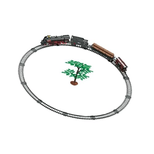 Retro Dampf Zugspurspielzeug Mit Raucher Sound Elektrischer Spielzeugzug Mit Lokomotive Motor Cargo Car Und Tracks Retro Steams Track Set Retro Dampf Zugspurspielzeug Mit Raucher Sound Elektrischer Spielzeugzug Mit Lokomotive Motor Cargo Car Und Tracks Retro Steams Track Set von Storage Bag
