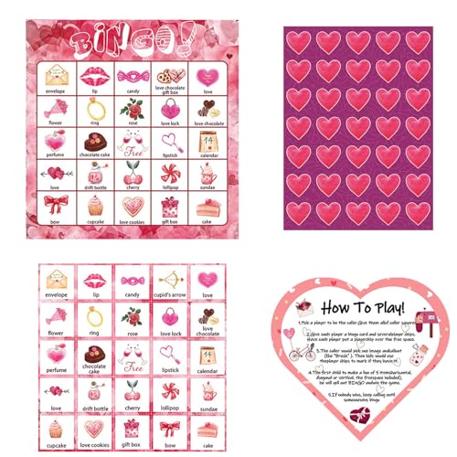 Storage Bag Bingo Karten Valentinstagskarten 24 Spieler Valentinstag Bingo Spielkarte Für Schulklassen Spiele Partykartenspiele Valentinstag Spiel Storage Bag Bingo Karten Valentinstagskarten 24 Spieler Valentinstag Bingo Spielkarte Für Schulklassen Spiele Partykartenspiele Valentinstag Spiel von Storage Bag