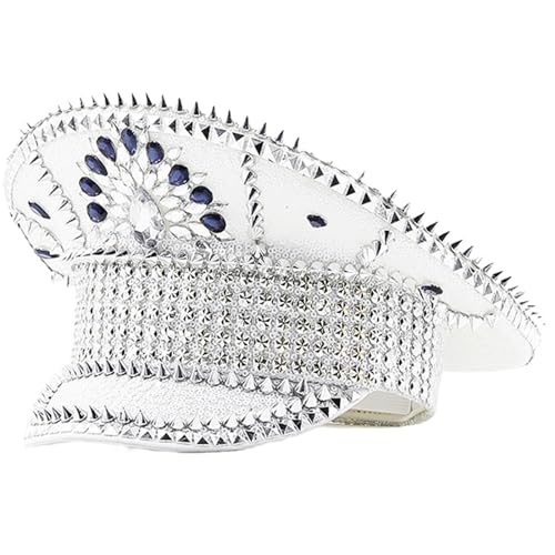 Storage Bag Brauthut Für Tanzparty Glitzer Fedora Cap Music Festival Frauen Kostüm Cap Nieten Nieten Besetzt Captain Hats Party Für Hochzeit Storage Bag Brauthut Für Tanzparty Glitzer Fedora Cap Music Festival Frauen Kostüm Cap Nieten Nieten Besetzt Captain Hats Party Für Hochzeit von Storage Bag