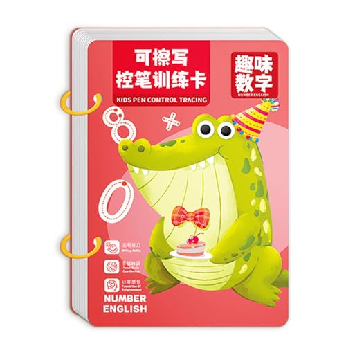 Storage Bag Children's Early Learning Pen Control Workbook Bildungsverfolgung Buch Mit 4 Stiften Und 1 Erlöser Für Vorschule Frühschulbildung Stiftkontrollbuch Storage Bag Children's Early Learning Pen Control Workbook Bildungsverfolgung Buch Mit 4 Stiften Und 1 Erlöser Für Vorschule Frühschulbildung Stiftkontrollbuch von Storage Bag