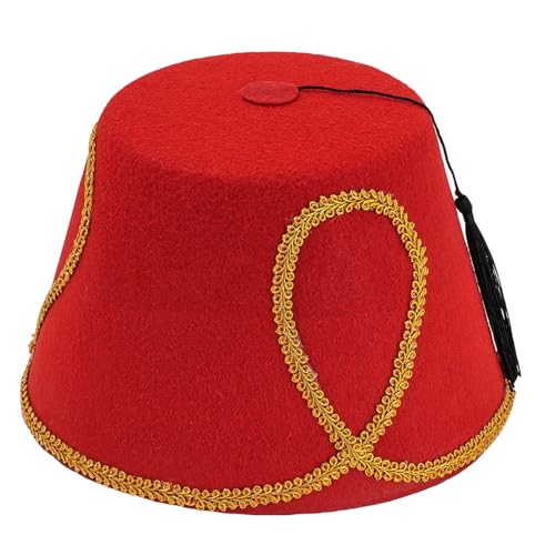 Storage Bag Eleganter Truthahnhut Turkey Stilvolle Kopfbedeckung Mit Dekorativen Festliche Kopfbedeckung Türkische Hüte Für Männer von Storage Bag