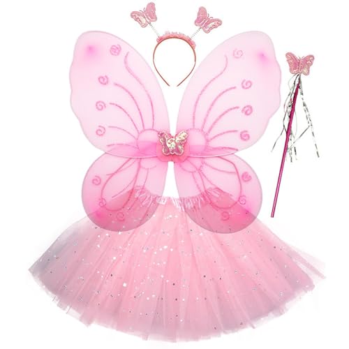 Storage Bag Feenkostüm Schmetterling Kostüm Set Mit Flügeltutu Rock Zauberstab Und Stirnband Prinzessin Set Fit Girls 3-8 Schmetterlingsfefe Kostüm Für Mädchen Baby Storage Bag Feenkostüm Schmetterling Kostüm Set Mit Flügeltutu Rock Zauberstab Und Stirnband Prinzessin Set Fit Girls 3-8 Schmetterlingsfefe Kostüm Für Mädchen Baby von Storage Bag
