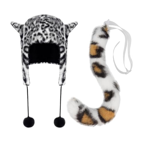 Storage Bag Frauen Warme Winterhut Ohren Winterhut Und Pelziger Schwanzplüschohren Für Frauen Mädchen Halloween Cosplay Mode Tail Set Storage Bag Frauen Warme Winterhut Ohren Winterhut Und Pelziger Schwanzplüschohren Für Frauen Mädchen Halloween Cosplay Mode Tail Set von Storage Bag