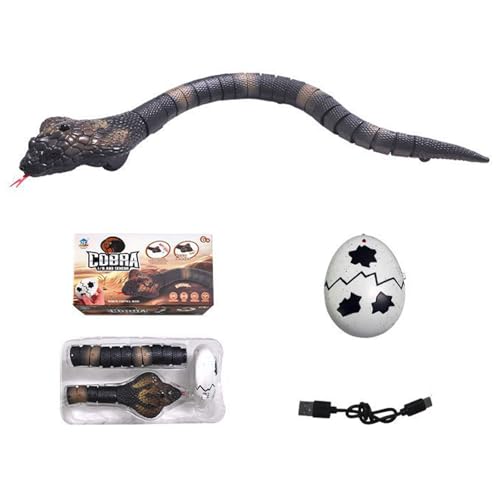 Storage Bag Katzensensoren Spielzeug Wiederaufladbare Teaser Schlange Interaktive Spielzeug Selbst Spielen Innenkannen Geschenk Fernbedienung Schlange Realistischer Streich Für Kinder Realistisch von Storage Bag