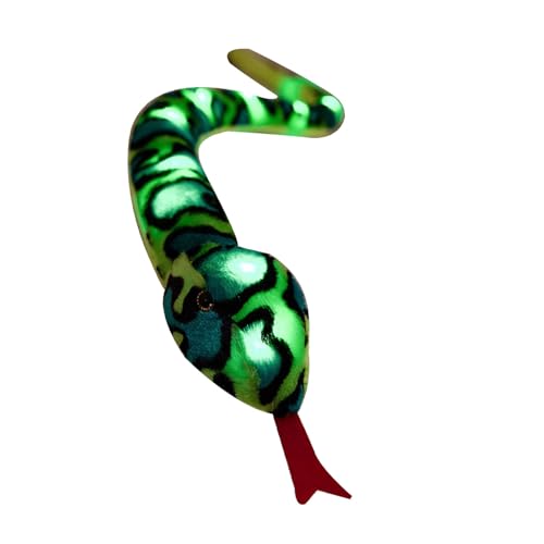 Storage Bag Light Up Plush Snake Toy Pelzige Farbenfrohe LED Leuchtende Schlangentierspielzeug Für Kinder Schlafzimmer Und Festivalfeier LED Plüsch von Storage Bag