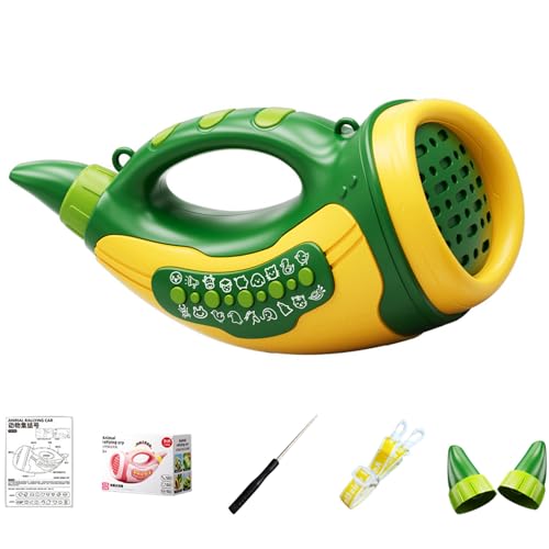 Storage Bag Tieranruferspielzeug Für Kinder Kleinkind Mit 30 Realistischen Tiergeräuschen Lightup Hornjagdspielzeug Für Erkundungen Freien Wildlife Sound von Storage Bag