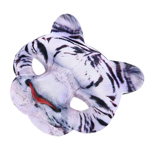 Storage Bag Tigre Leopards Maske Animal Halb Gesichts Party Halloween Party Cosplay Kostüme Requisiten Für Erwachsene Kindergeschenke Gesicht von Storage Bag