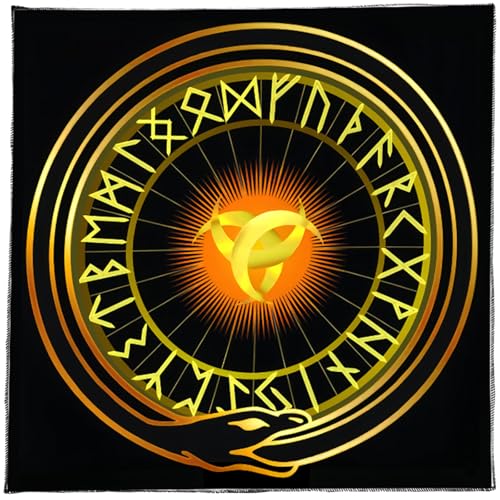 Tarots Tischdecke Einfache Symbole Muster Astrologie Altäre Stoff Göttisch Kartentisch Stoff Wandteppich Hexereien Versorgung von Storage Bag
