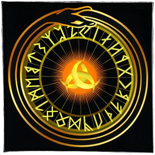 Tarots Tischdecke Einfache Symbole Muster Astrologie Altäre Stoff Göttisch Kartentisch Stoff Wandteppich Hexereien Versorgung von Storage Bag