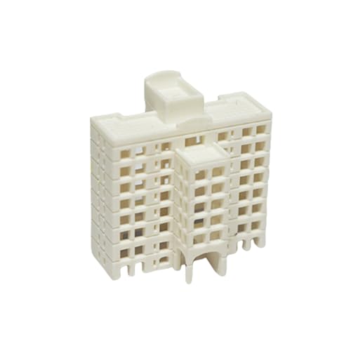 Unbemaltes Miniatur Apartmentgebäude Modell Realistische Wohnhäuser Für Handwerkslandschaften 1/800S 1/500 Skala von Storage Bag