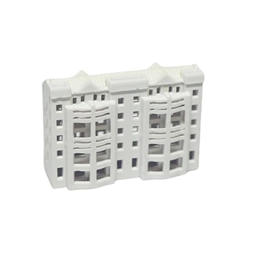 Unbemaltes Miniatur Apartmentgebäude Modell Realistische Wohnhäuser Für Handwerkslandschaften 1/800S 1/500 Skala von Storage Bag