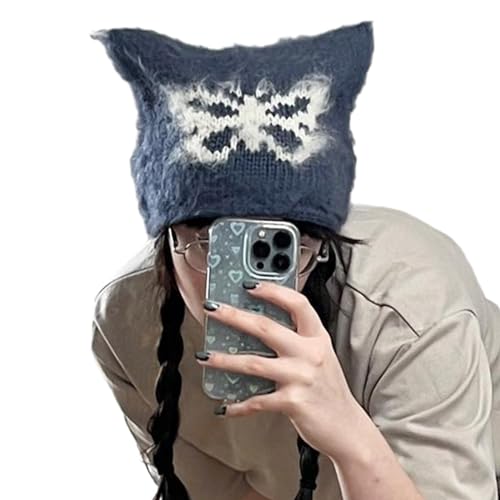 Unisex Schädelhut Für Teenager Mädchen Jungen Hip Hop Foto Requisiten Gestrickt Winterhut Schmetterling Kostüm Requisiten Schädelkappe Strickhüte Für Frauen Mit Rand Unisex Schädelhut Für Teenager Mädchen Jungen Hip Hop Foto Requisiten Gestrickt Winterhut Schmetterling Kostüm Requisiten Schädelkappe Strickhüte Für Frauen Mit Rand von Storage Bag