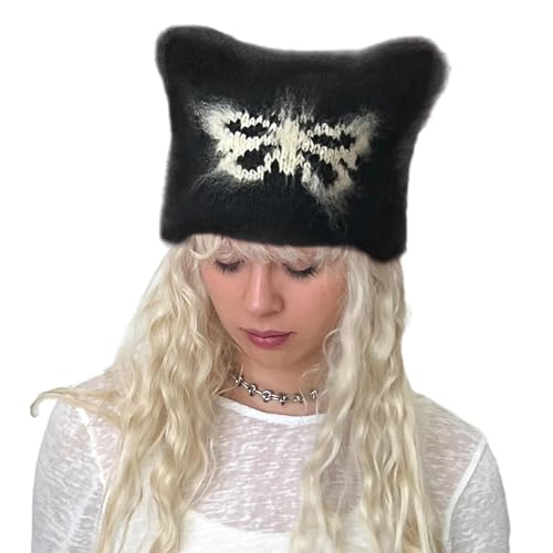 Unisex Schädelhut Für Teenager Mädchen Jungen Hip Hop Foto Requisiten Gestrickt Winterhut Schmetterling Kostüm Requisiten Schädelkappe Strickhüte Für Frauen Mit Rand Unisex Schädelhut Für Teenager Mädchen Jungen Hip Hop Foto Requisiten Gestrickt Winterhut Schmetterling Kostüm Requisiten Schädelkappe Strickhüte Für Frauen Mit Rand von Storage Bag