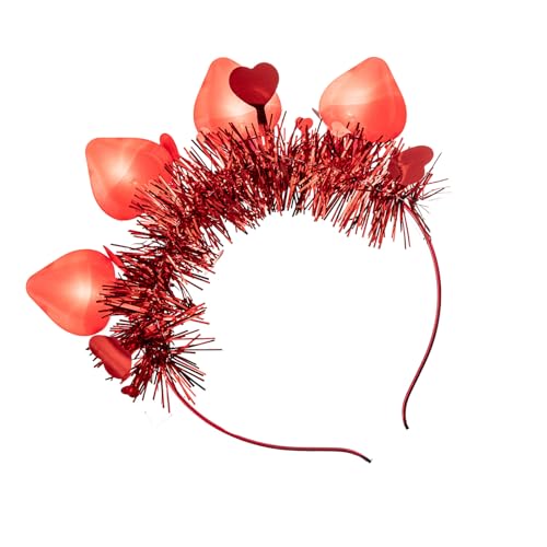 Valentinstag Herzförmiges Stirnband Mit 6 LED Light Modes Festival LED Kopfbedeckung Kopfbedeckung Für Partyfeiern Romantik Atmosphäre Stirnband Valentinstag Herzförmiges Stirnband Mit 6 LED Light Modes Festival LED Kopfbedeckung Kopfbedeckung Für Partyfeiern Romantik Atmosphäre Stirnband von Storage Bag