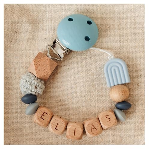 Storchenkind® - Personalisiertes Babygeschenk mit Namen – Einzigartiges Geschenk zur Geburt für Mädchen & Jungen (blau) von Storchenkind