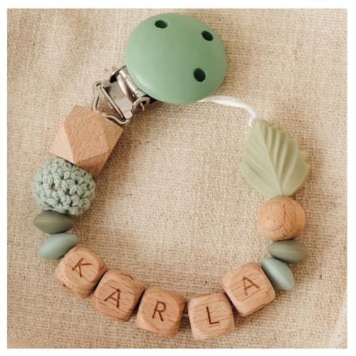 Storchenkind® - Personalisiertes Babygeschenk mit Namen – Einzigartiges Geschenk zur Geburt für Mädchen & Jungen (grün) von Storchenkind
