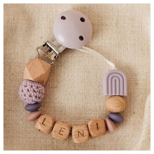 Storchenkind® - Personalisiertes Babygeschenk mit Namen – Einzigartiges Geschenk zur Geburt für Mädchen & Jungen (lila) von Storchenkind