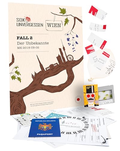 Stories by Xenia | Soko Unvergessen: Fall 2 - Spannendes Ermittler Rätsel Krimispiel für Zuhause - Tatort Detektivspiel - Mordfall lösen - Escape Room Spiel - Gesellschaftsspiel von Stories by Xenia