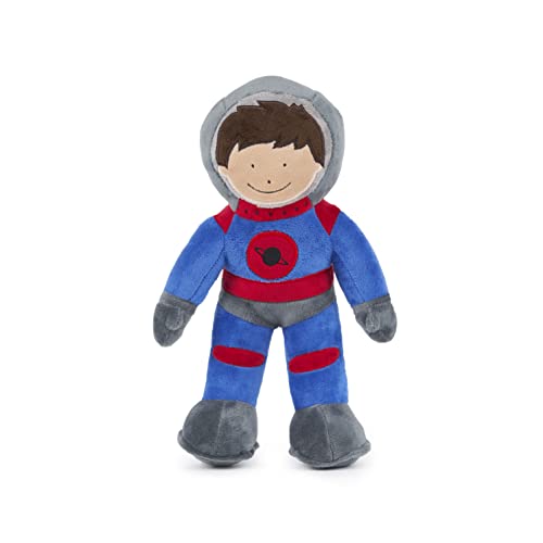 Storklings Astronaut Teddy Stuffed Space Soft Toy Plush Spaceman in a Red and Blue Spacesuit von Storklings