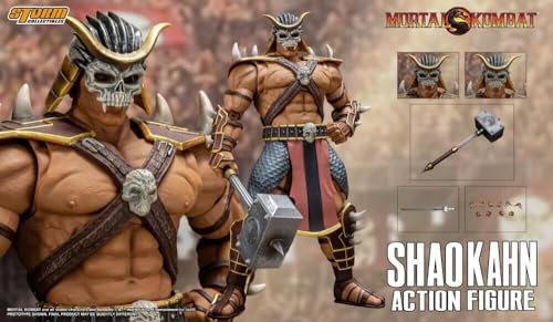 Storm Collectibles Mortal Kombat Figur 1/12 Shao Kahn 18 cm von Storm Collectibles