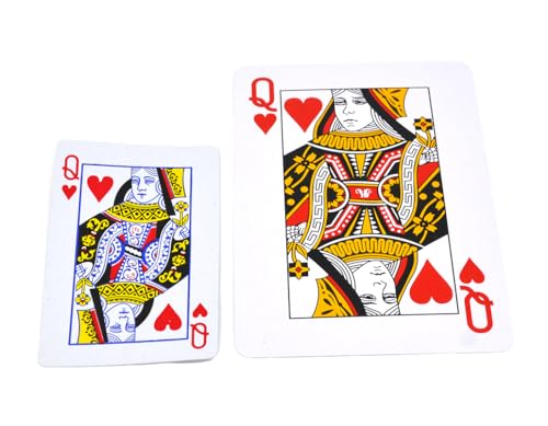 Storm&Lighthouse 1 x Große Spielkarten, 12,3 x 8,5 cm 52 Laminierte Karten + 2 Joker Spielkarten für Kinder und Kartenspiele für Erwachsene Verwendung im Innen- und Außenbereich von Storm&Lighthouse