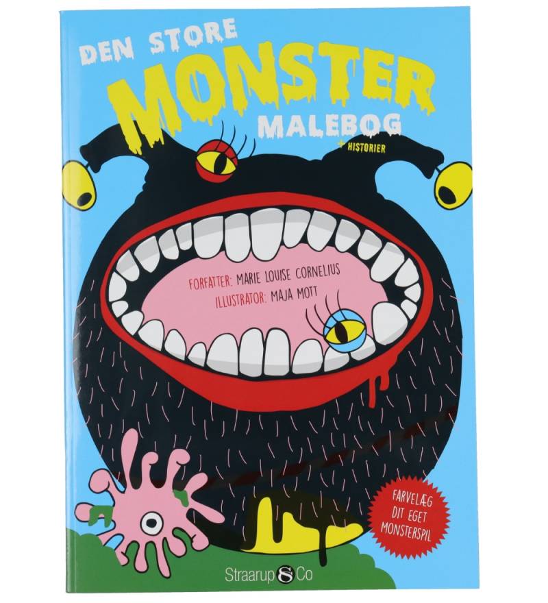 Straarup & Co Malbuch - Das Große Monster Malbuch - Dänisch - Straarup & Co - One Size - Malbücher Straarup & Co Malbuch - Das Große Monster Malbuch - Dänisch - Straarup & Co - One Size - Malbücher von Straarup & Co