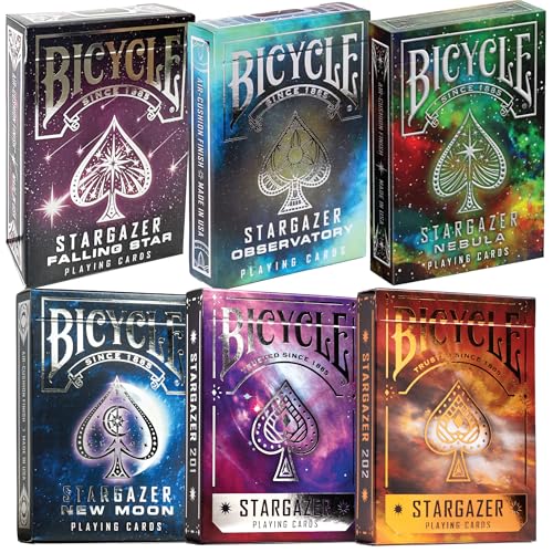 Fahrrad Spielkarten 6 Deck Sammelpaket | Fahrrad Stargazer Neumond | Stargazer Observatory | Stargazer Nebula | Fahrrad Stargazer | Fahrrad Stargazer Sonnenfleck | Fahrrad Asteroid Fahrrad Spielkarten 6 Deck Sammelpaket | Fahrrad Stargazer Neumond | Stargazer Observatory | Stargazer Nebula | Fahrrad Stargazer | Fahrrad Stargazer Sonnenfleck | Fahrrad Asteroid von Straight Poker Supplies