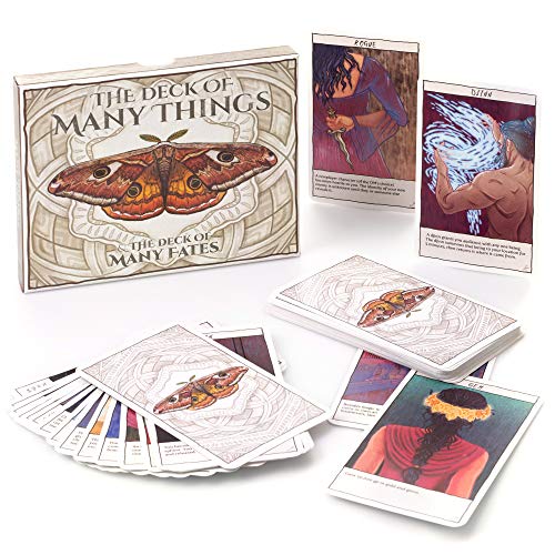 Stratagem The Deck of Many Things & The Deck of Many Fates – 49 handillustrierte Bunte Fantasy-Tisch-Rollenspiele, RPG, Geschichtenerzählen, Tarotkarte, Dungeon Master Zubehör Stratagem The Deck of Many Things & The Deck of Many Fates – 49 handillustrierte Bunte Fantasy-Tisch-Rollenspiele, RPG, Geschichtenerzählen, Tarotkarte, Dungeon Master Zubehör von Stratagem