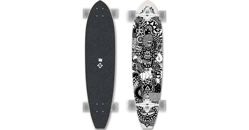 "Longboard CUT KICKTAIL 36"" Rumble Jungle (Artist Series)" mehrfarbig von Streetsurfing