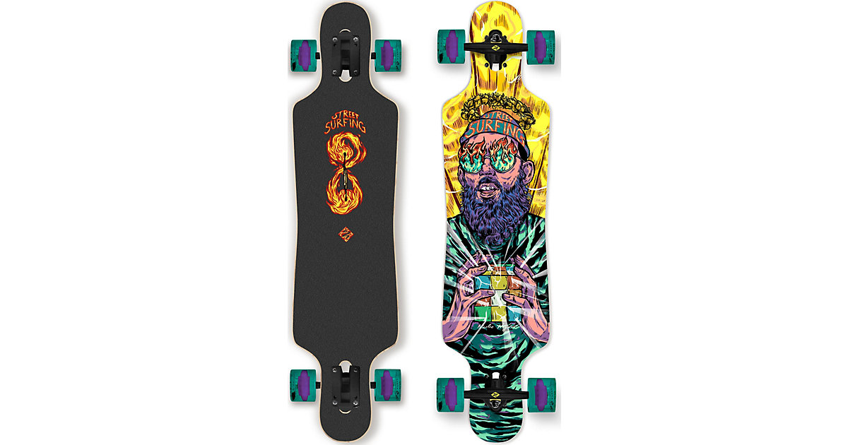 "Longboard FREERIDE 39"" CURVE Holy Cube" mehrfarbig "Longboard FREERIDE 39"" CURVE Holy Cube" mehrfarbig von Streetsurfing