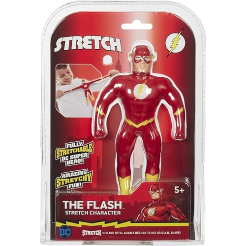 Character Options Stretch 07686 DC The Flash Amazing Fun Boys Present Superhero Toys, rot von Character Options