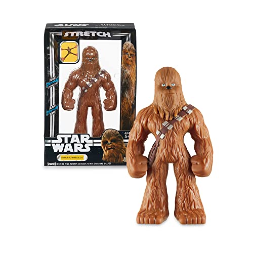 Stretch - Star Wars Chewbacca, Dehnbare Puppe, klassischer Filmcharakter der Star Wars, offizielles Lizenzprodukt, Geschenk für Sammler, 5 Jahre, berühmt (TR40000) von Stretch