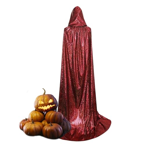 Streysisl Halloween Hexenkostüme Umhang, weicher Komfort Damen Kostüm Roben Karneval Unisex Umhang für Kostümpartys Bühnenkostüme Fotoshootings von Streysisl