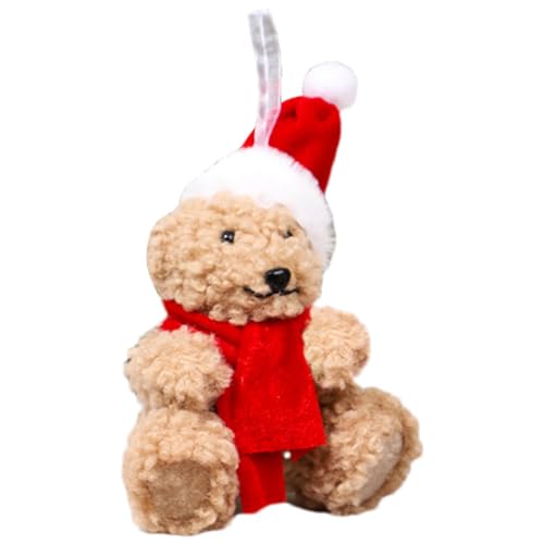 Streysisl Teddybär aus Plüsch, Weihnachtsbaum, Plüschtier für Plüschtiere, Partygeschenke für kleine , Plüschtier aus Plüsch, Weihnachtszubehör Streysisl Teddybär aus Plüsch, Weihnachtsbaum, Plüschtier für Plüschtiere, Partygeschenke für kleine , Plüschtier aus Plüsch, Weihnachtszubehör von Streysisl