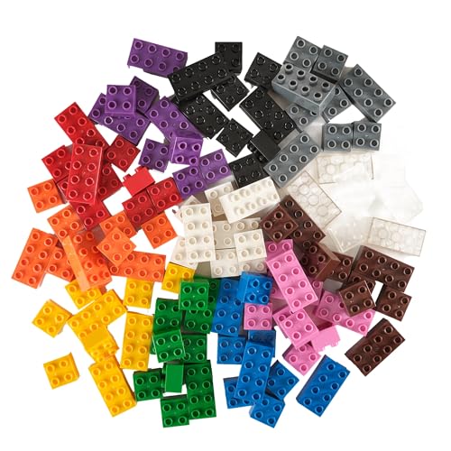Strictly Briks Basic Builder Set #2 - Premium-Bausteine - kompatibel mit großen Bausteinen Aller Marken - nur für Steine mit großen Noppen - 108 Stück - Blau, Grün, Rot, Gelb, Schwarz, Braun etc. Strictly Briks Basic Builder Set #2 - Premium-Bausteine - kompatibel mit großen Bausteinen Aller Marken - nur für Steine mit großen Noppen - 108 Stück - Blau, Grün, Rot, Gelb, Schwarz, Braun etc. von Strictly Briks