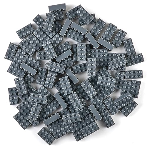 Strictly Briks Classic Briks - Bausteine-Set für kreatives Spielen - 100% kompatibel mit Allen führenden Bausteinmarken - 2 x 4 Noppen - Grau - 96-teiliges Set Strictly Briks Classic Briks - Bausteine-Set für kreatives Spielen - 100% kompatibel mit Allen führenden Bausteinmarken - 2 x 4 Noppen - Grau - 96-teiliges Set von Strictly Briks
