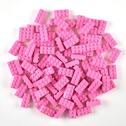 Strictly Briks Classic Briks - Bausteine-Set für kreatives Spielen - 100% kompatibel mit Allen führenden Bausteinmarken - 2 x 4 Noppen - Rosa - 96-teiliges Set Strictly Briks Classic Briks - Bausteine-Set für kreatives Spielen - 100% kompatibel mit Allen führenden Bausteinmarken - 2 x 4 Noppen - Rosa - 96-teiliges Set von Strictly Briks