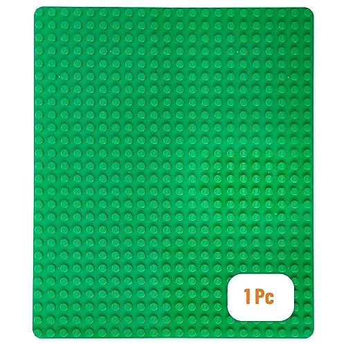 Strictly Briks - Stapelbare Premium-Bauplatte - kompatibel mit Bausteinen Aller führenden Marken - nur für Steine mit großen Noppen geeignet - 16,25" x 13,75" (41,3 x 34,9 cm) - Grün von Strictly Briks