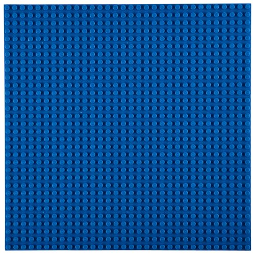 Strictly Briks Stapelbare Premium-Bauplatte - mit Allen großen Marken kompatibel - 10 x 10 (25,4 x 25,4 cm) - Blau von Strictly Briks