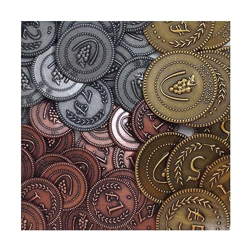 Stonemaier Games 304 - Viticulture Metal Lira Coins von Strohmann Games