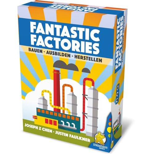 Strohmann Games | Fantastic Factories | Grundspiel | Familienspiel | Brettspiel | 1-5 Spieler | Ab 12+ Jahren | 45+ Minuten | Deutsch von Strohmann Games