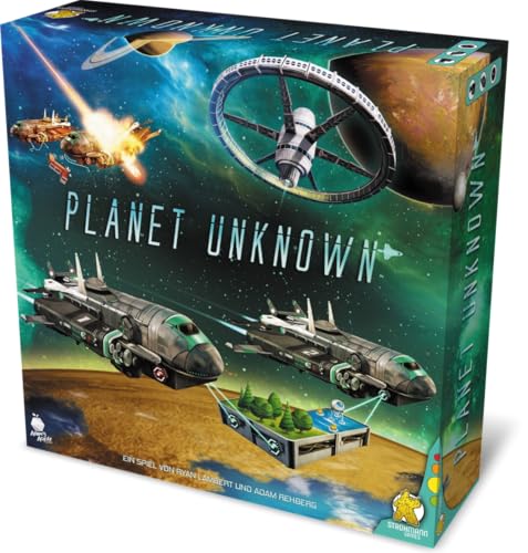 Strohmann Games, Planet Unknown, Kennerspiel, Strategiespiel, 1-6 Spieler, Ab 10+ Jahren, 70 Minuten, Deutsch von Strohmann Games