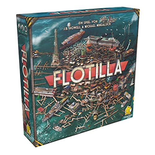 Strohmann Games | Flotilla | Kennerspiel | Brettspiel | 3-5 Spieler | Ab 14+ Jahren | 90+ Minuten | Deutsch von Strohmann Games