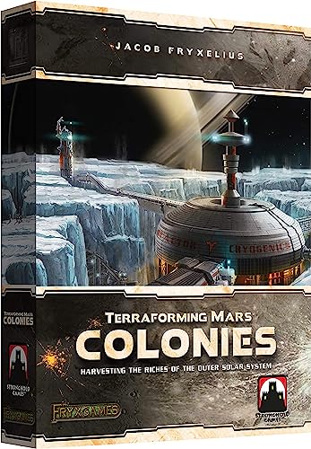 Stronghold Games , Terraforming Mars: Colonies Expansion, Board Game, Ages 14+, 1-5 Players, 90-120 Minute Playing Time Stronghold Games , Terraforming Mars: Colonies Expansion, Board Game, Ages 14+, 1-5 Players, 90-120 Minute Playing Time von Stronghold Games
