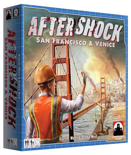 Stronghold Games STG02015 Nachbeben Venedig Aftershock: San Francisco & Venice, Nicht zutreffend, Einheitsgröße von Indie Boards and Cards