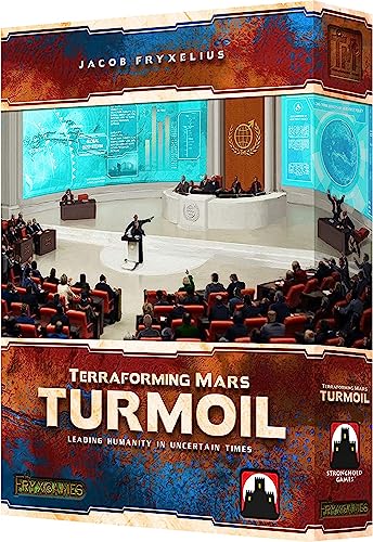 Stronghold Games , Terraforming Mars: Turmoil Expansion , Board Game , Ages 14+ , 1-5 Players , 90- 120 Minute Playing Time von Stronghold Games