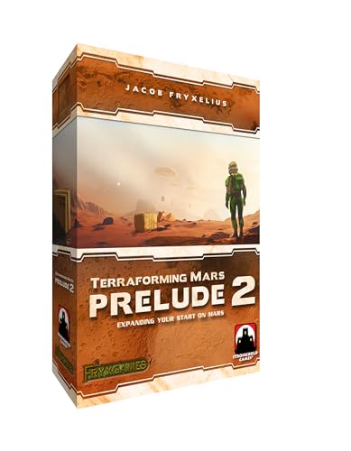 Stronghold Games Terraforming Mars: Prelude 2, Brettspiel-Erweiterung, ab 14 Jahren, für 1–5 Spieler, über 90–120 Minuten Spieldauer Stronghold Games Terraforming Mars: Prelude 2, Brettspiel-Erweiterung, ab 14 Jahren, für 1–5 Spieler, über 90–120 Minuten Spieldauer von Stronghold Games