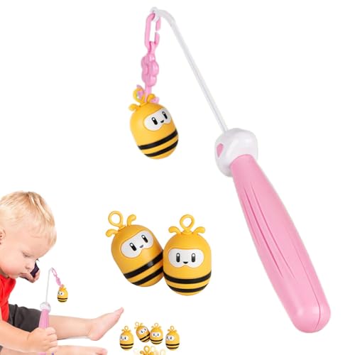 Fischereistabstange Spielzeug, Bienenfischerei Spielzeug,Little Biene Playset Puzzle Angelset - Development Fine Motor Skills Development Safes Bildungslernen für Karnevalsparty von Stronrive